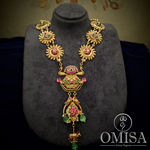 Load image into Gallery viewer, Heritage Motif Kundan Long Necklace