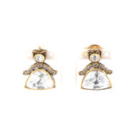 Load image into Gallery viewer, Omisa Polki Topi Stud Earrings