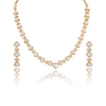 Load image into Gallery viewer, Contemporary Triangle-Cut Kundan Necklace Set