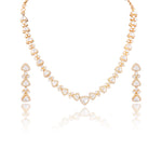 Load image into Gallery viewer, Contemporary Triangle-Cut Kundan Necklace Set