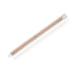 Load image into Gallery viewer, Dual Tone Silver-Rose Gold Box Chain Bracelet