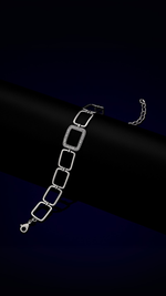 Load image into Gallery viewer, Contemporary Geometric Link Bracelet
