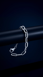 Load image into Gallery viewer, Sparkling Link Chain Bracelet with Embedded Zircon
