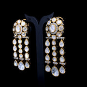 Omisa Polki Raindrop Dangler Earrings