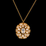 Load image into Gallery viewer, Lotus Chakra Chain Pendant x1
