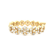 Sun flower Polki Bracelet