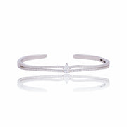 Slimline Designer Marquise Diamond Cuff
